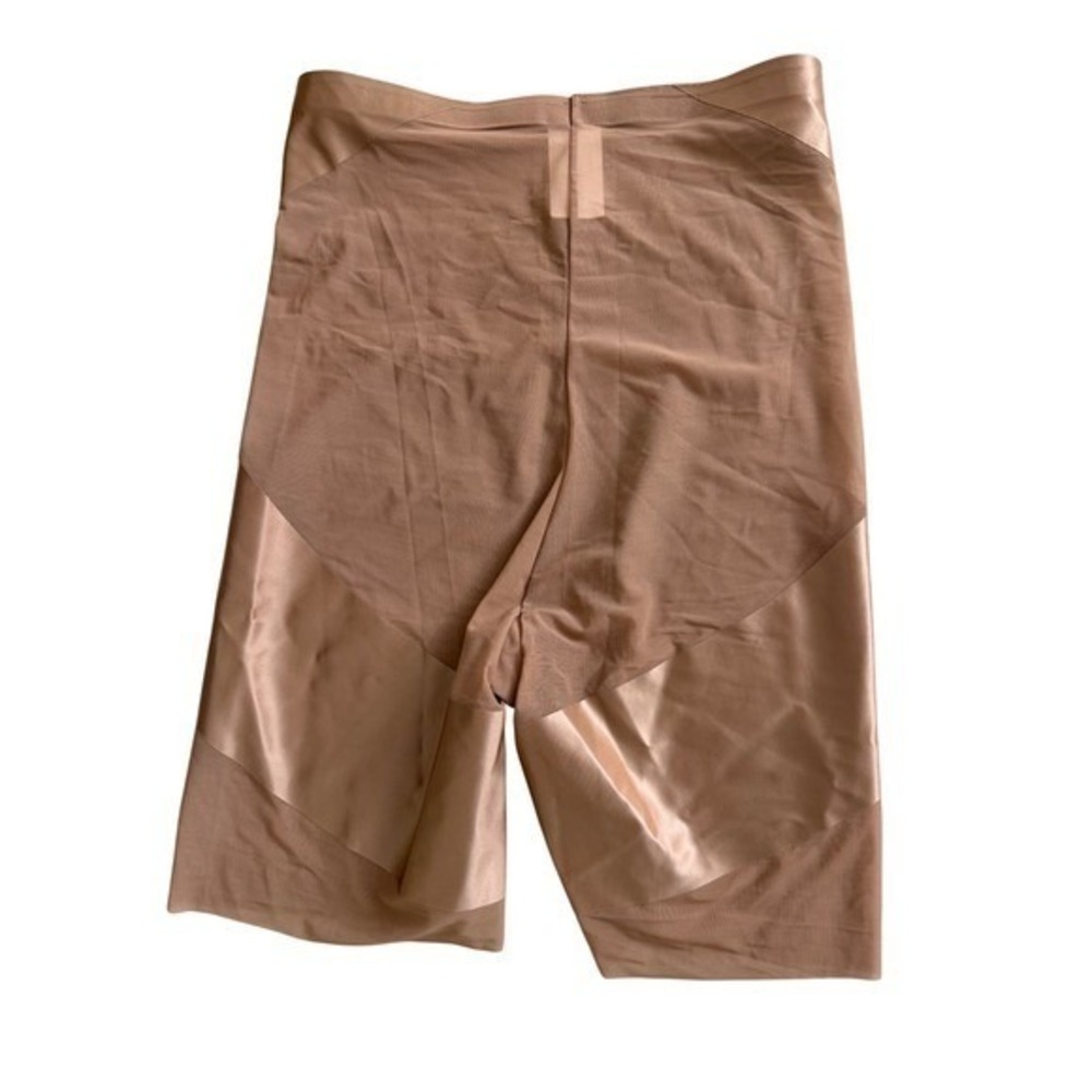 SPANX High-Waisted Mid-Thigh Short in Cafe au Lait Beige Tan XL NWT - Picture 12 of 14